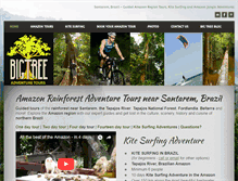 Tablet Screenshot of bigtreeadventuretours.com